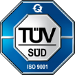 TÜV SÜD ISO 9001 zertifiziert
